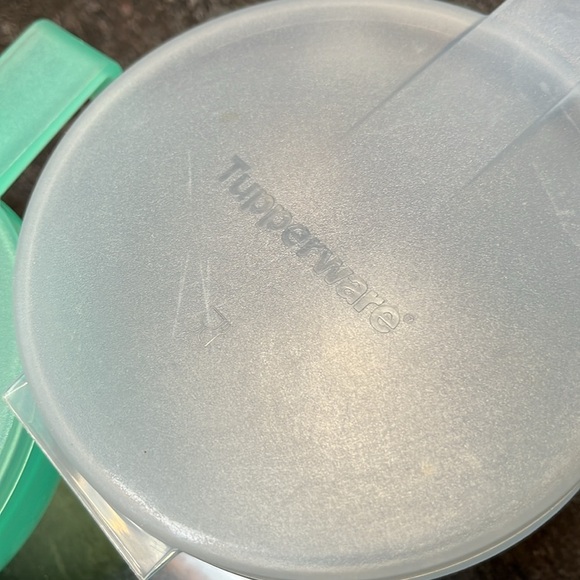 Tupperware Hang in refrigerator Produce Keepers- Green and Blue Set of Two - Picture 4 of 9